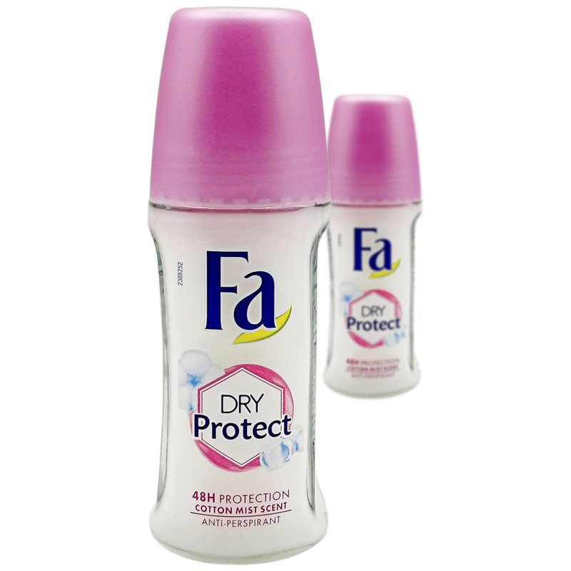 رول ضد تعریق زنانه فا مدل Dry Protect حجم 50 میلی لیتر مجموعه 3 عددی