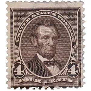 تمبر یادگاری مدل مهر نخورده پستی سال 1895 کد 269