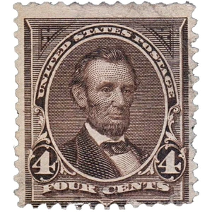 تمبر یادگاری مدل مهر نخورده پستی سال 1895 کد 269