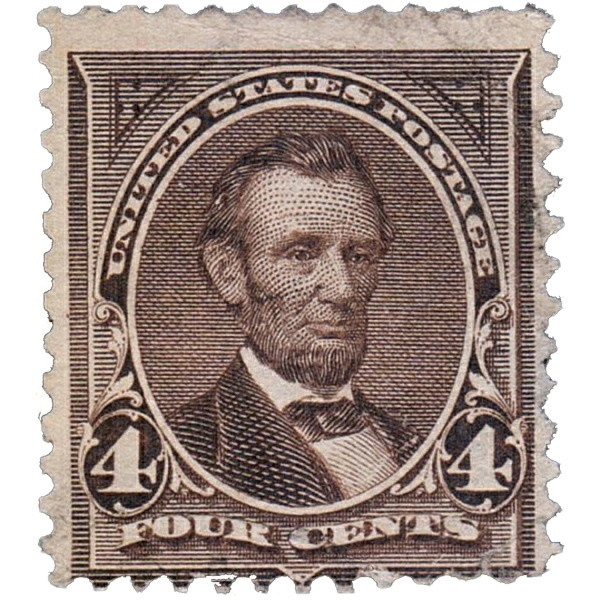 تمبر یادگاری مدل مهر نخورده پستی سال 1895 کد 269