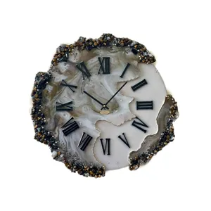 ساعت دیواری رزینی مدل دفرمه کد 9