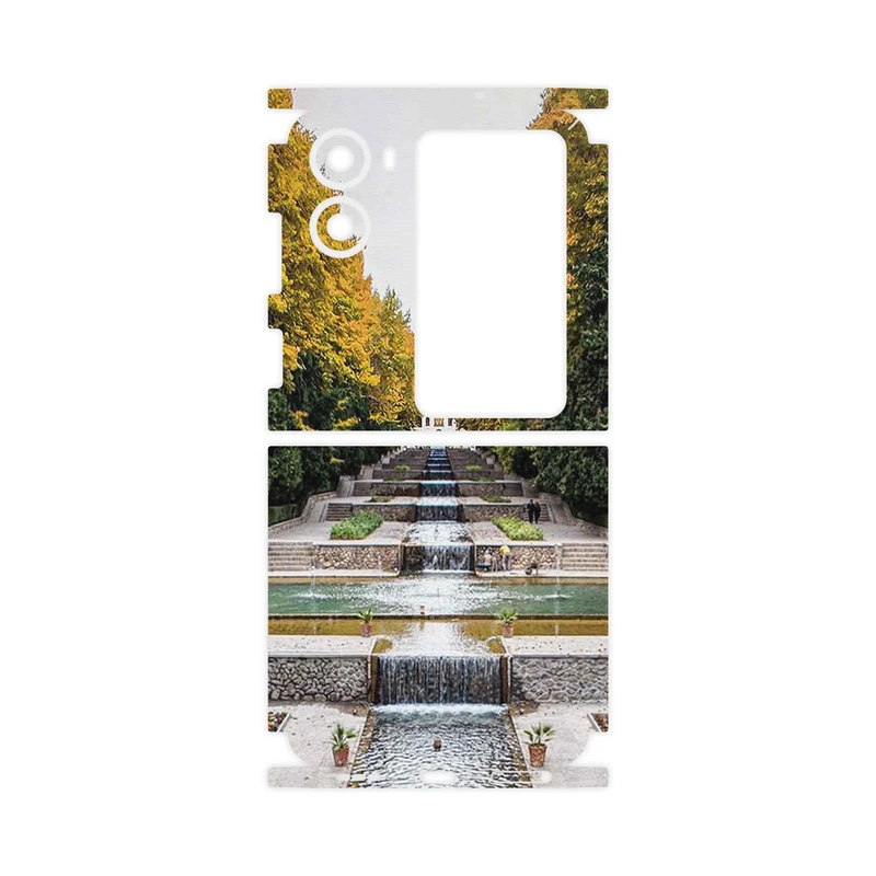 برچسب پوششی ماهوت مدل SHAHZADEH_Garden-FullSkin مناسب برای گوشی موبایل اپو Find N2 Flip