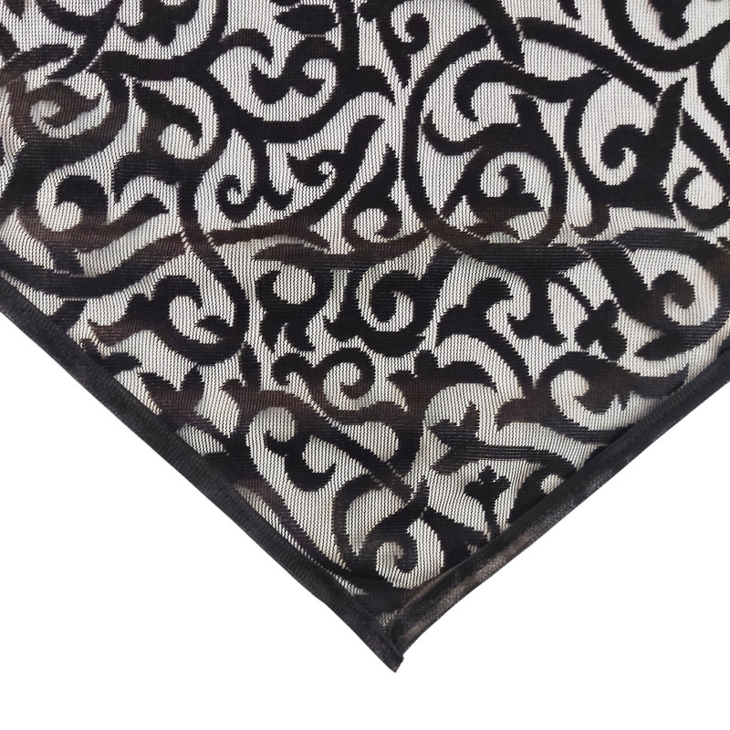 روسری زنانه مدل سه گوش تور طرح بهار