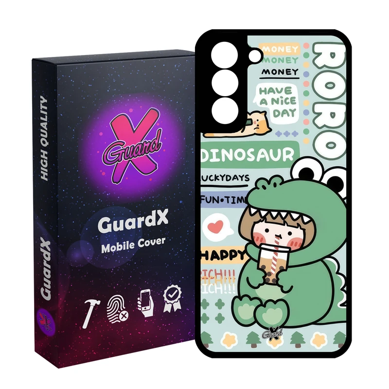 کاور گارد ایکس طرح دختر مدل Glass10659 مناسب برای گوشی موبایل سامسونگ Galaxy S21 FE