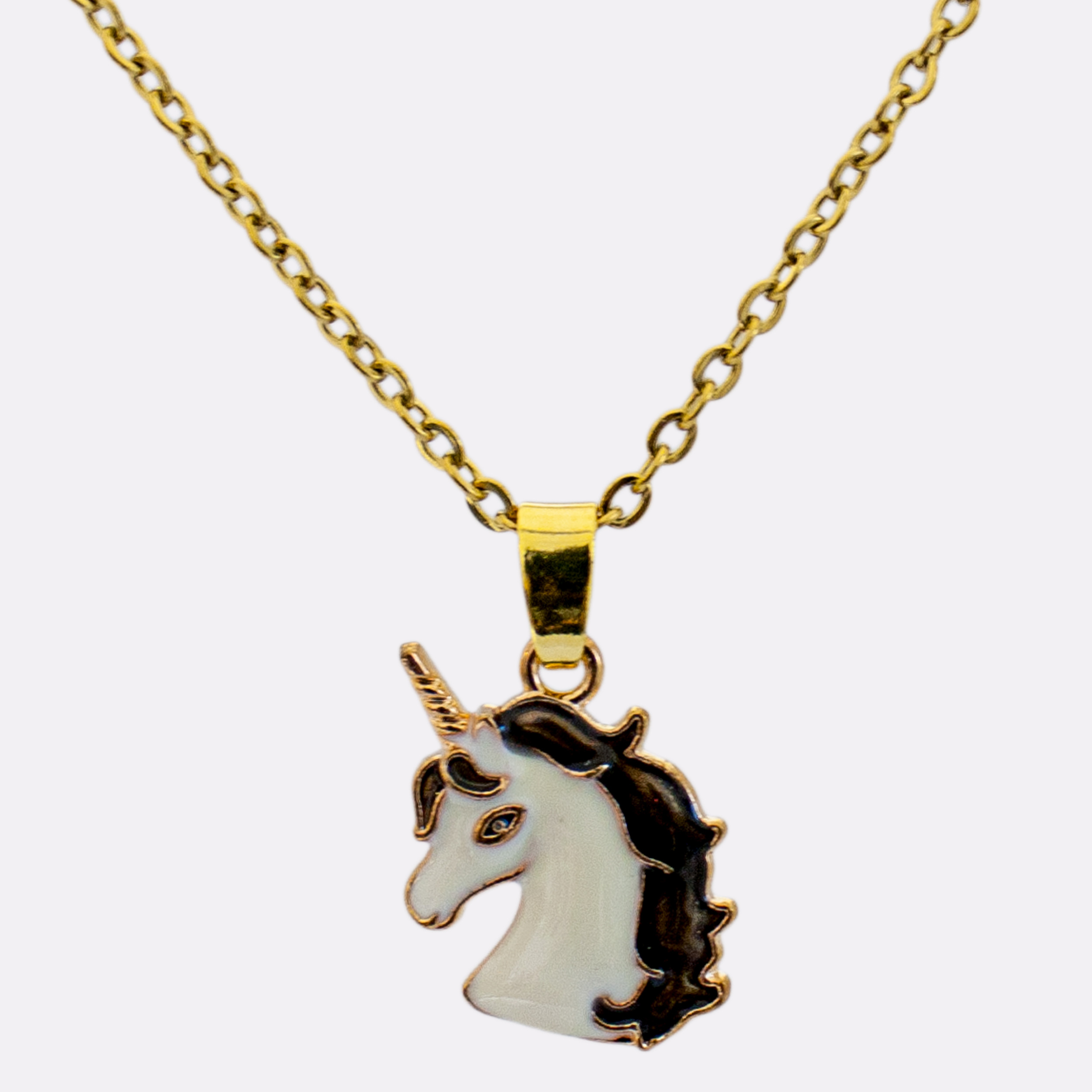 گردنبند دخترانه مدل یونیکورن کد 323 گردنبند دخترانه مدل یونیکورن کد 323