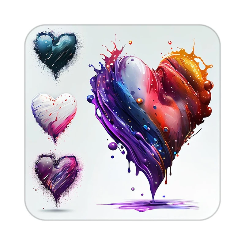 زیر لیوانی کاکتی مدل عاشقانه کد mp10679