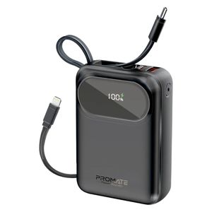 پاوربانک پرومیت مدل POWERPOD-20.BLK ظرفیت 20000 میلی‌آمپرساعت