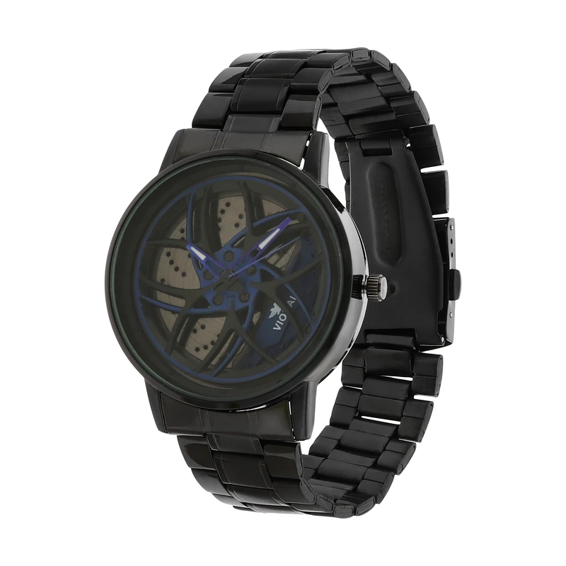 ساعت مچی عقربه‌ای کوارتز مردانه مدل رینگی چرخشی کد VI-126