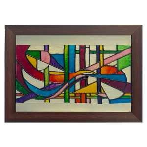 تابلو ویترای طرح ابستره 