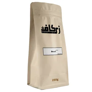 دانه قهوه ربوستا برزیل زی کاف - 250 گرم