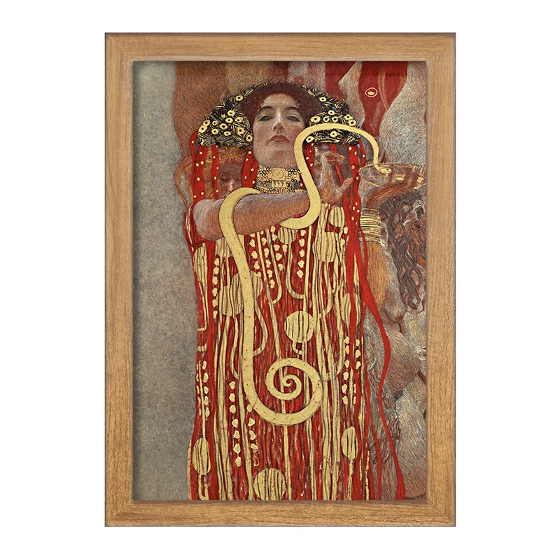 تابلو خندالو مدل نقاشی بهداشت اثر گوستاو کلیمت کد F12150