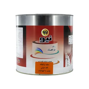 رنگ سفید تک جزیی ترافیک نیو فام مدل 9010 وزن 4 کیلو گرم