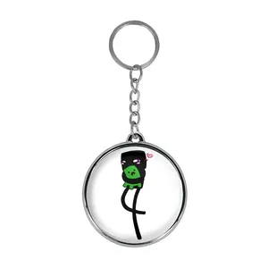 جاکلیدی خندالو طرح بازی ماینکرافت (Minecraft) مدل دوطرفه کد 3697936980