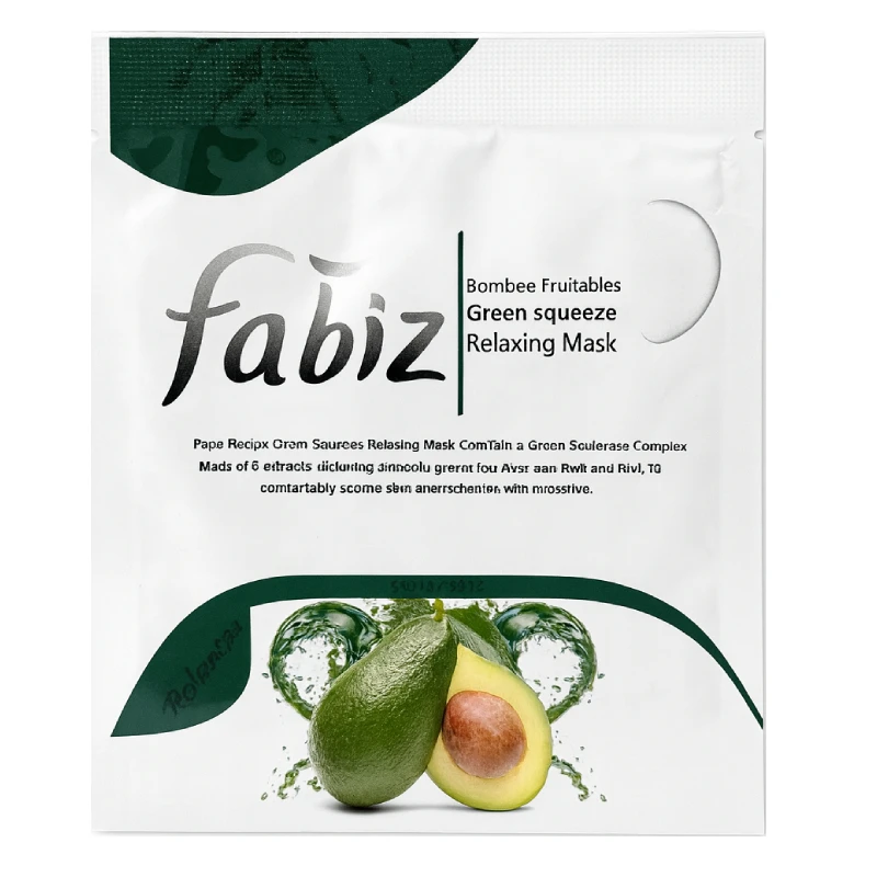 ماسک صورت فابیز مدل آووکادو مناسب برای انواع پوست حجم 25 میلی لیتر
