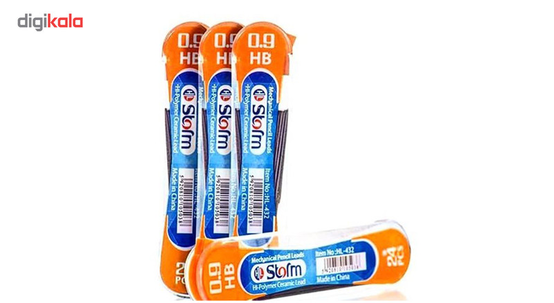 نوک مداد نوکی 0.5 میلی متری استورم کد 432 مجموعه 12 عددی