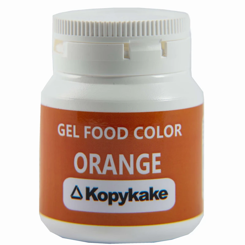 رنگ خوراکی ژله ای پرتقالی کپی کیک - 100 گرم