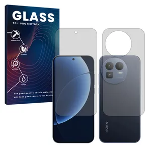 Glass Hydrogel model Transparent Screen Protector for Realme GT 8 Pro mobile phone along with the back protector