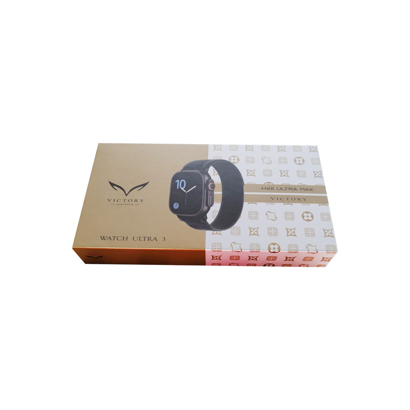 ساعت هوشمند ویکتوری مدل HX11 ULTRA MAX با بند پارچه ای به همراه ساعت مچی
