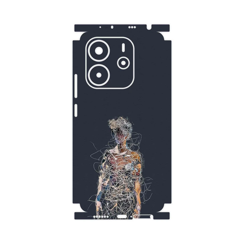 برچسب پوششی ماهوت مدل Strings Digital Art 1-FullSkin مناسب برای گوشی موبایل شیائومی Redmi Note 14 4G