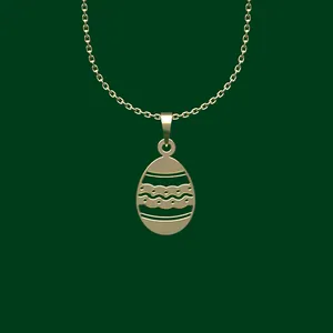 گردنبند طلا 18 عیار زنانه مدوپد مدل هندسی کد FF2-1-1047