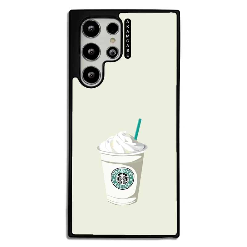 کاور آکام مدل AMC-WSGS22U-STARBUCKS-18 مناسب برای گوشی موبایل سامسونگ Galaxy S22 Ultra