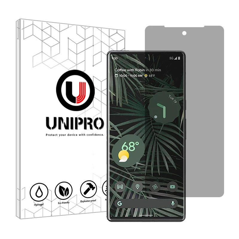 محافظ صفحه نمایش حریم شخصی یونی پرو مدل 5 Star مناسب برای گوشی موبایل گوگل Pixel 6 Pro