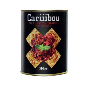 کنسرو مایه ماکارونی با سویا کاریبو - 380 گرم