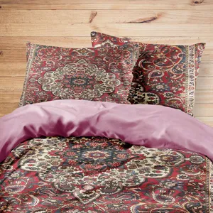 سرویس روتختی مدوپد طرح فرش چالشتر لچک و ترنج مدل C-bakhtiary15 یک نفره 4 تکه