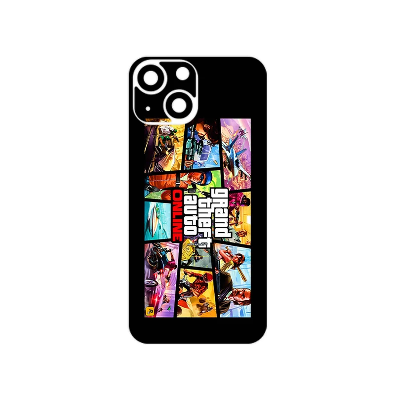 برچسب پوششی ماهوت مدل GTA Online Game Series مناسب برای گوشی موبایل اپل iPhone 13 Mini