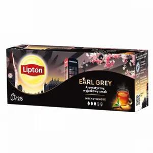 چای سیاه کیسه ای EARL GREY لیپتون بسته 25 عددی