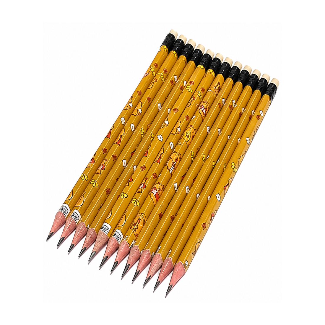 مداد مشکی پرودون با درجه سختی HB طرح کابی بارا-خردل مدل PR2506 بسته 12 عددی