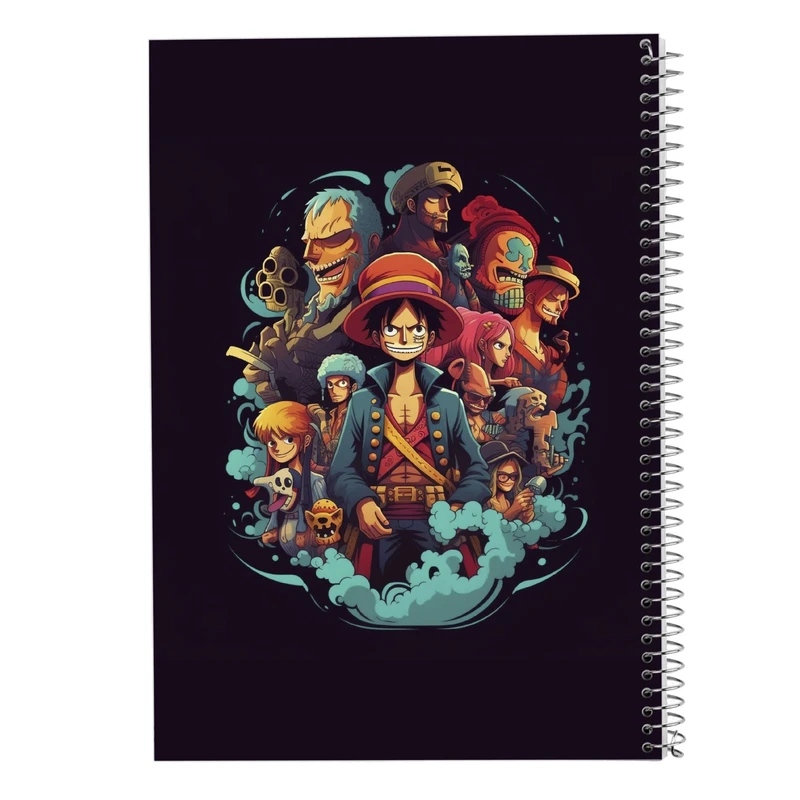 دفتر مشق 100 برگ مدوپد مدل وان پیس One Piece کد DF10736
