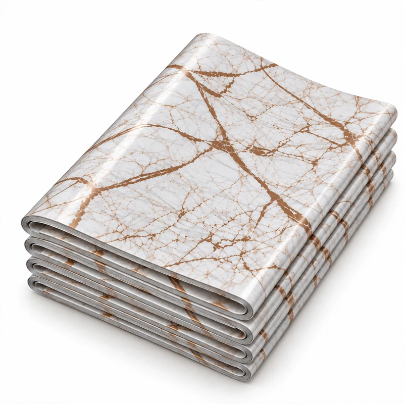 روکش داخل کابینت مدل ماربل لاین کد  10m × 60cm 