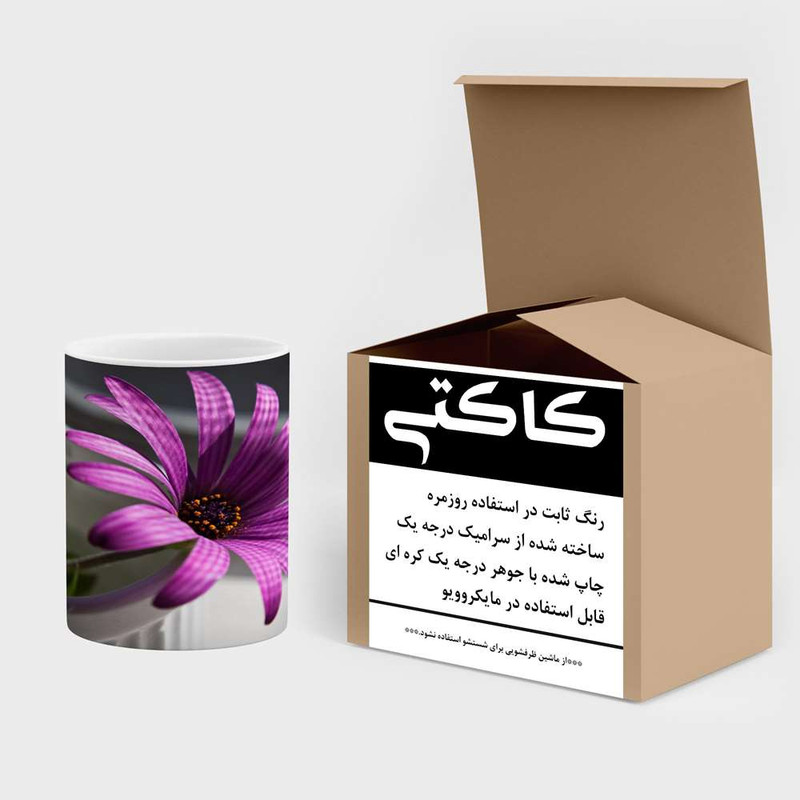 ماگ کاکتی مدل گل کد mgh15907
