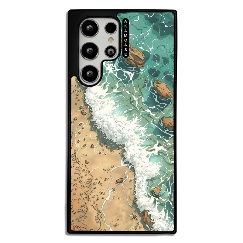 کاور آکام مدل AMC-WSGS22U-NATURE-13 مناسب برای گوشی موبایل سامسونگ Galaxy S22 Ultra