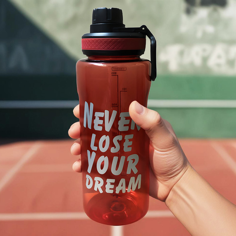 قمقمه مدل never lose گنجایش 1 لیتر