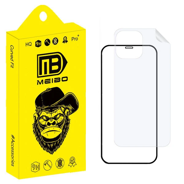 محافظ صفحه نمایش موبایل میبو مدل new مناسب برای گوشی موبایل اپل IPHONE 12 PROMAX به همراه محافظ پشت گوشی