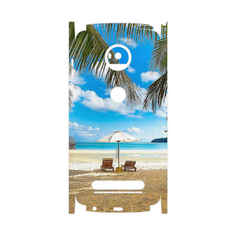 برچسب پوششی ماهوت مدل Beach-FullSkin مناسب برای گوشی موبایل موتورولا Moto Z2 Play