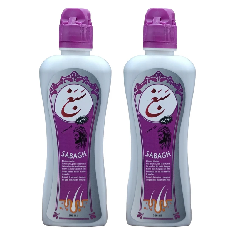 شامپو تقویت کننده و ضد ریزش مو سبغ مدل L2 حجم 270 میلی لیتر بسته 2 عددی