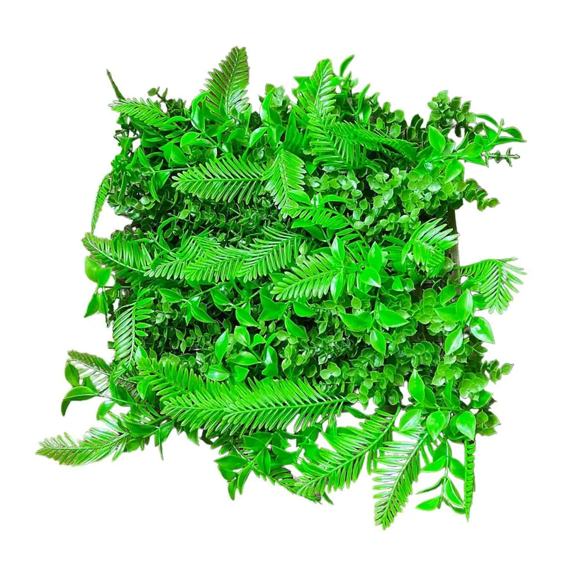 عکس شماره 8 : چمن مصنوعی آکواریوم مدل پرتراکم طرح برگ هاوایی سایز 25x25 سانتی متر