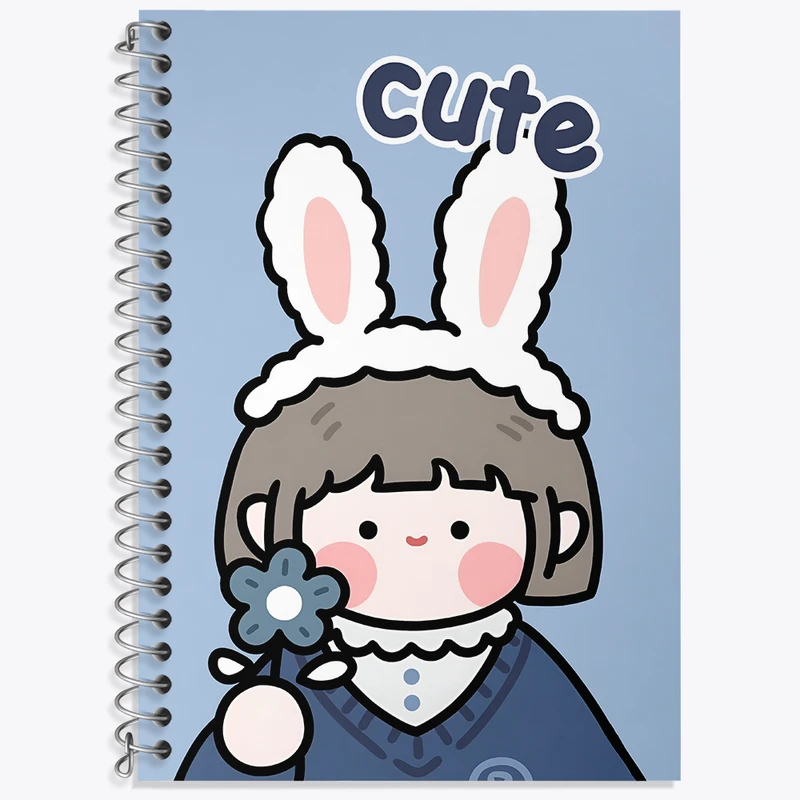 دفتر لغت 50 برگ خندالو طرح دخترانه کیوت کد N3915