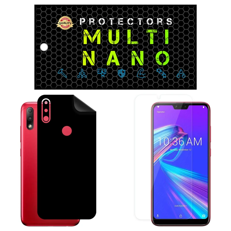 محافظ صفحه نمایش مولتی نانو مدل X-SFM مناسب برای گوشی موبایل ایسوس Zenfone Max Plus M2 / ZB634KL به همراه برچسب پوششی