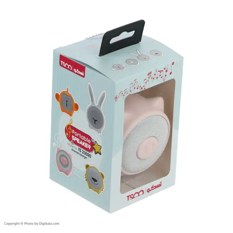 اسپیکر بلوتوثی قابل حمل تسکو مدل TS23020 -P