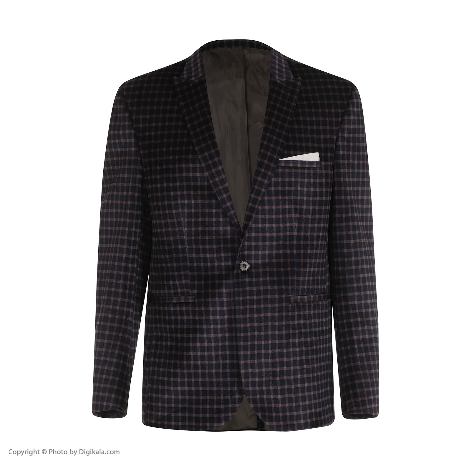 کت تک مردانه مدل مخمل چهارخانه SH - - 17