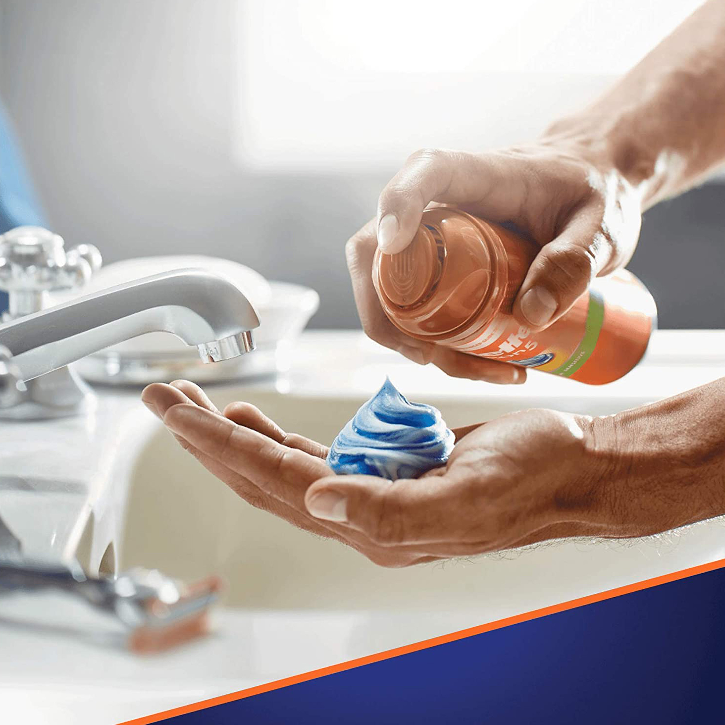 ژل اصلاح ژیلت مدل Ultra Sensitive حجم 200 میلی لیتر