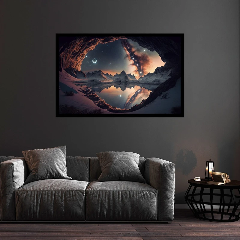 تابلو بکلیت طرح عکس هنری منظره طبیعی مدل B-bu1403