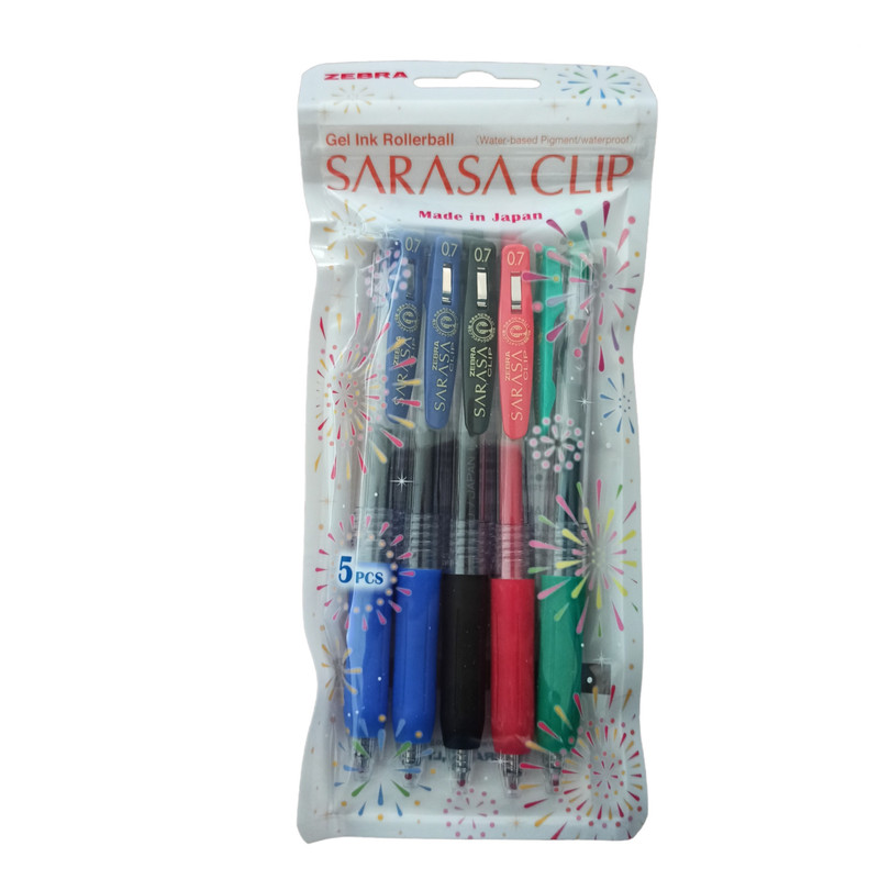 خودکار زبرا مدل ساراسا کلیپ بسته 5 عددی