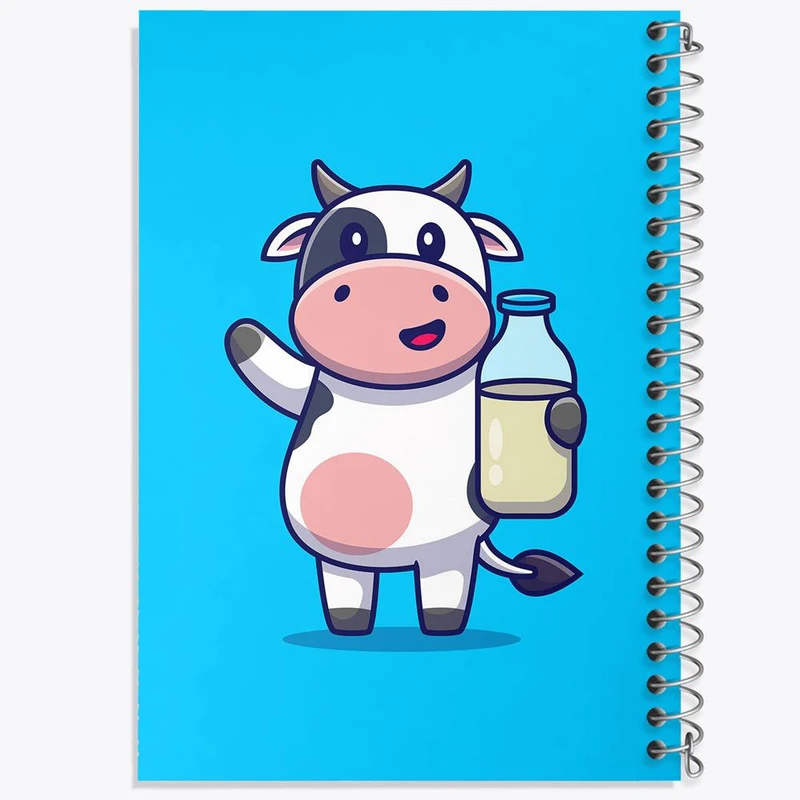 دفتر لیست خرید 50 برگ خندالو طرح گاو کد 7025