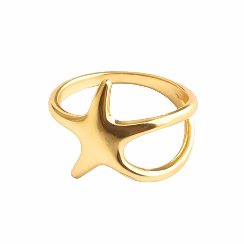 انگشتر زنانه مدل ستاره مینیمال کد 899