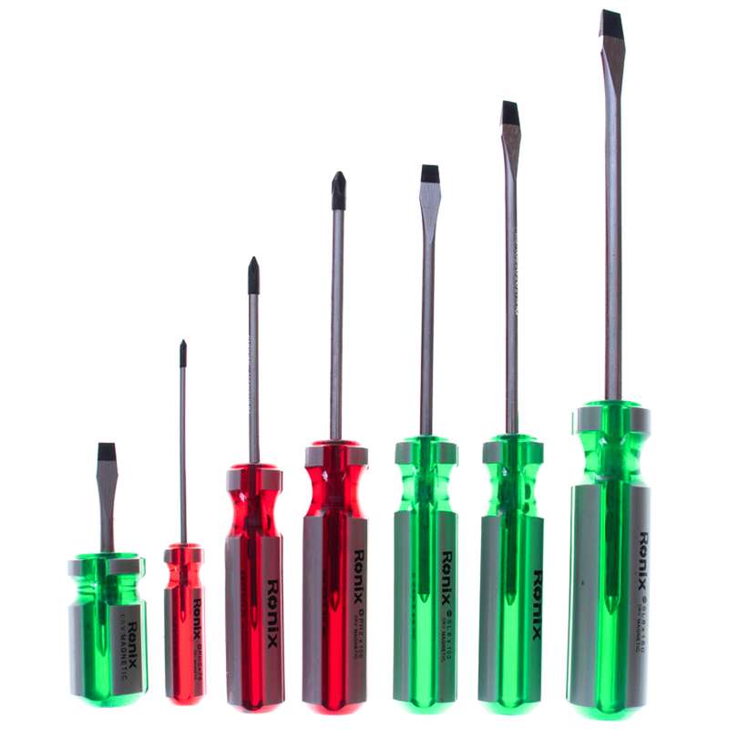 مجموعه 7 عددی پیچ گوشتی رونیکس مدل RH2701 مجموعه 7 عددی پیچ گوشتی رونیکس مدل RH2701